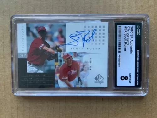 2000 SP Authentic Chirography Autograph SCOTT ROLEN Just Graded CGC 8, Auto 10