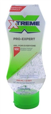 (3 PACK) Xtreme Pro Styling Gel Clear 17.63oz Squeeze Tube