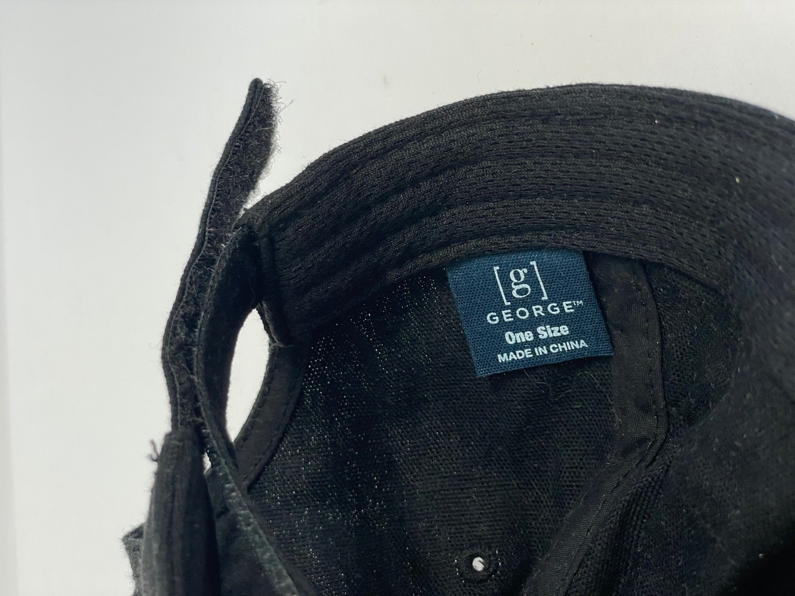 George Black Baseball Cap Adjustable Hat One Size - image 7