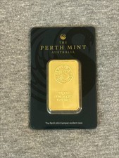 The Perth Mint 1 oz Gold Bars 99.99% Pure Gold Sealed & Assay 2234.47 per troy oz