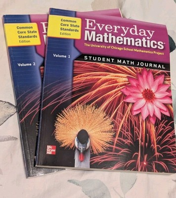 Everyday Mathematics Grade 4 Student Math Journal Volume 1 & 2 (2012)