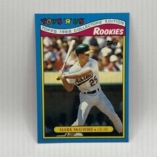 Mark McGwire Rookie Toys R Us Insert 1988 Topps Baseball Card #19 Mint