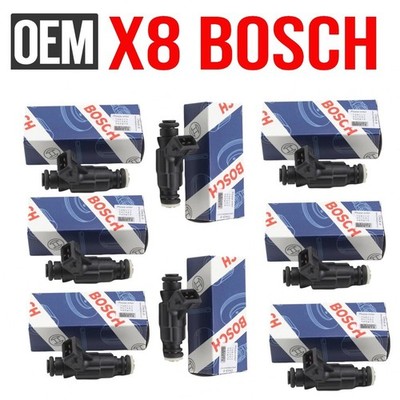 NEW X8 BOSCH 62518 Fuel Injectors 0280155744 For Mercedes W163 W140 W210 W220