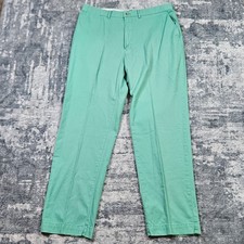 Polo Ralph Lauren Pants Mens 36x32 Sea Foam Green Double Pleated Chinos Preppy