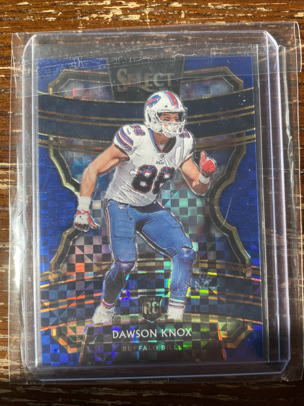 2019 Panini Select - Concourse Dawson Knox #32 Blue Prizm /175 (RC)