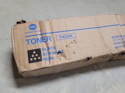 GENUINE KONICA MINOLTA BLACK TONER - TN328 - AAV89430 | eBay