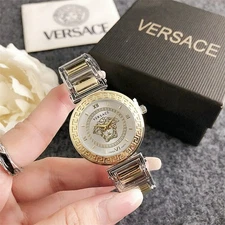 Versace Women's Elegant Quartz Watch - 32mm Dial, Alloy Band with Box