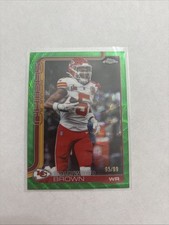 2026 Topps Chrome Football NFL Hollywood Brown Green Refractor /99