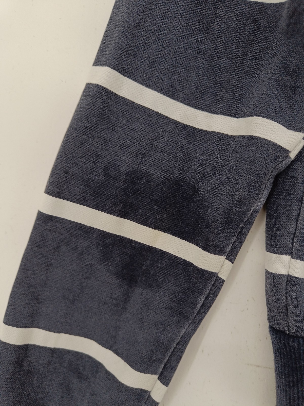 Fila Felpa Donna con Cappuccio UK 10 Blu Cotone a Righe con Pullover Poliestere