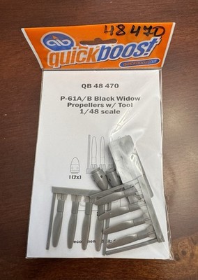Quickboost 48470 P-61A/B Propellers w/Jig Tool for Great Wall Hobby GWH Kit 1/48
