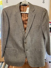 Joseph A. Bank ULTRA SOFT PURE Tan/Black Tweed Sportcoat- 46R - NWOT  800 Orig.