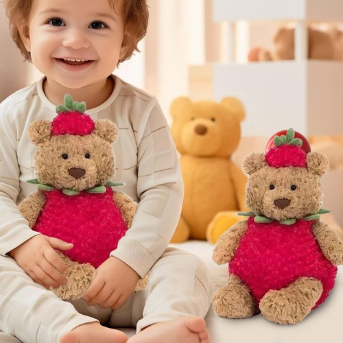 New Jelly cat Bartholomew Bear Strawberry Doll Toy Soft Cuddly Toy - Picture 10 of 11