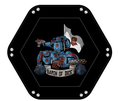 Baron of Dice Righteous Hands   Würfeltablett für Sci-Fi Wargaming