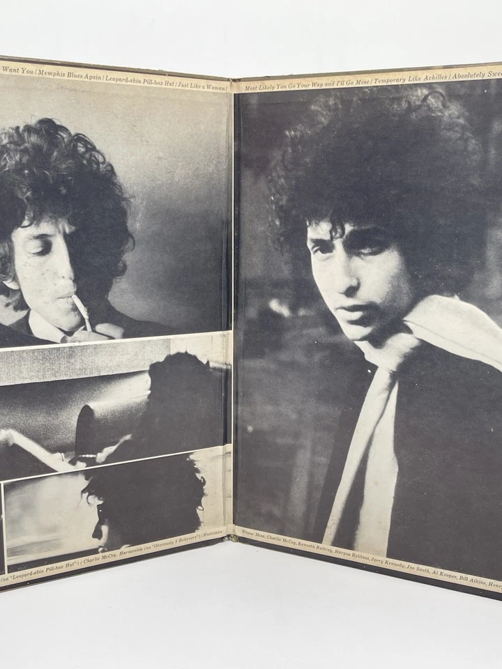 BOB DYLAN BLONDE ON BLONDE 2-LP SET VG+ VINYL REISSUE TERRE HAUTE PRESSING - Image 3 of 4