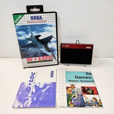G-Loc Air Battle Sega Master System Spiel Sammlerzustand Komplett Poster