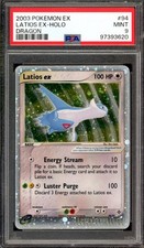 SWIRL Latios EX Pokemon 2003 Holo EX Dragon English 94/97 PSA 9 on eBay
