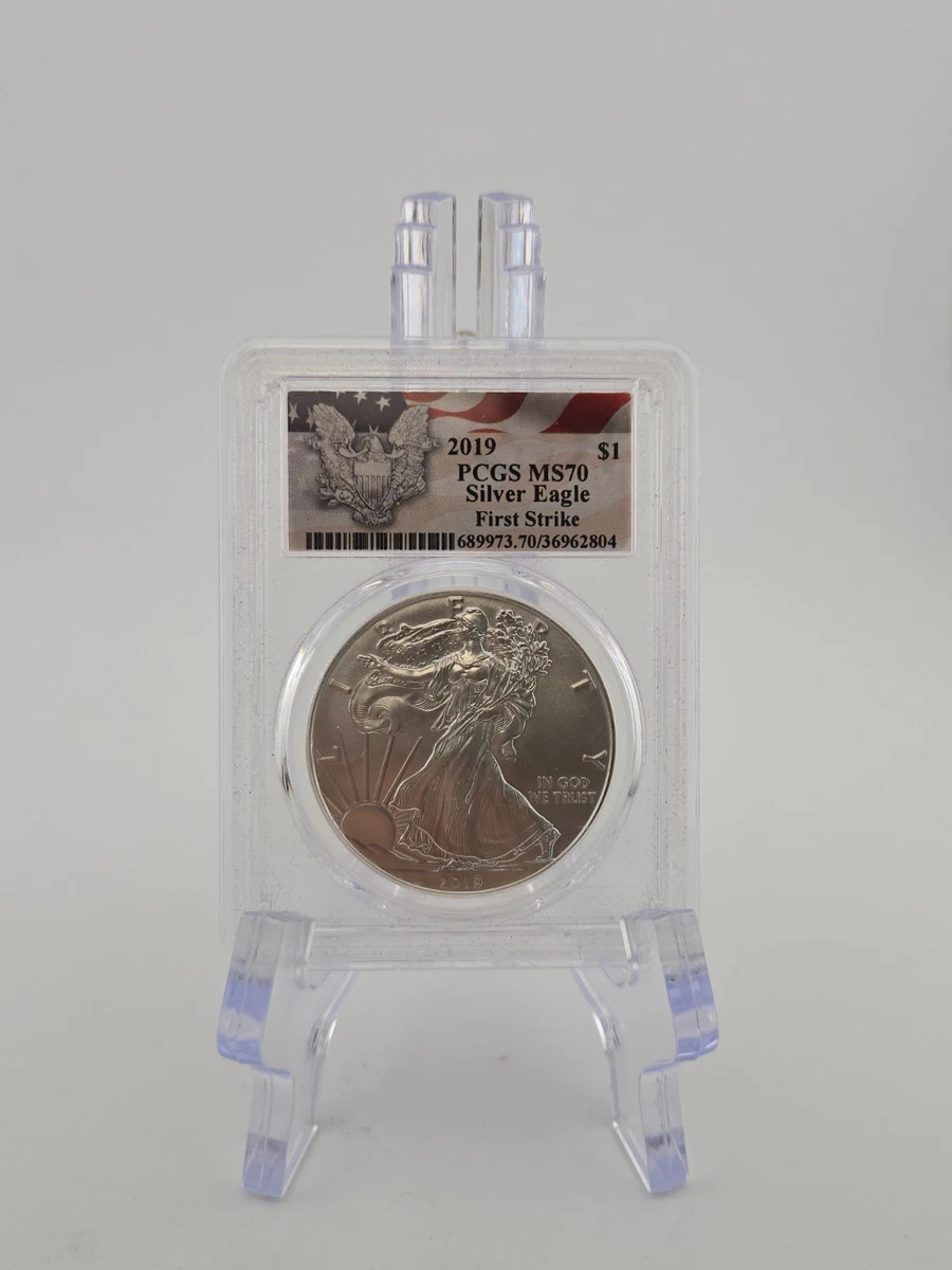American Eagle MS 70 Graded 2019 Silver Bullion Coins Just Listed 2026