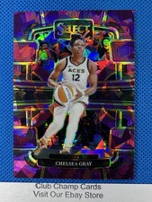 2024 #94 Chelsea Gray Panini Select WNBA Concourse Purple Ice Prizm 058/149