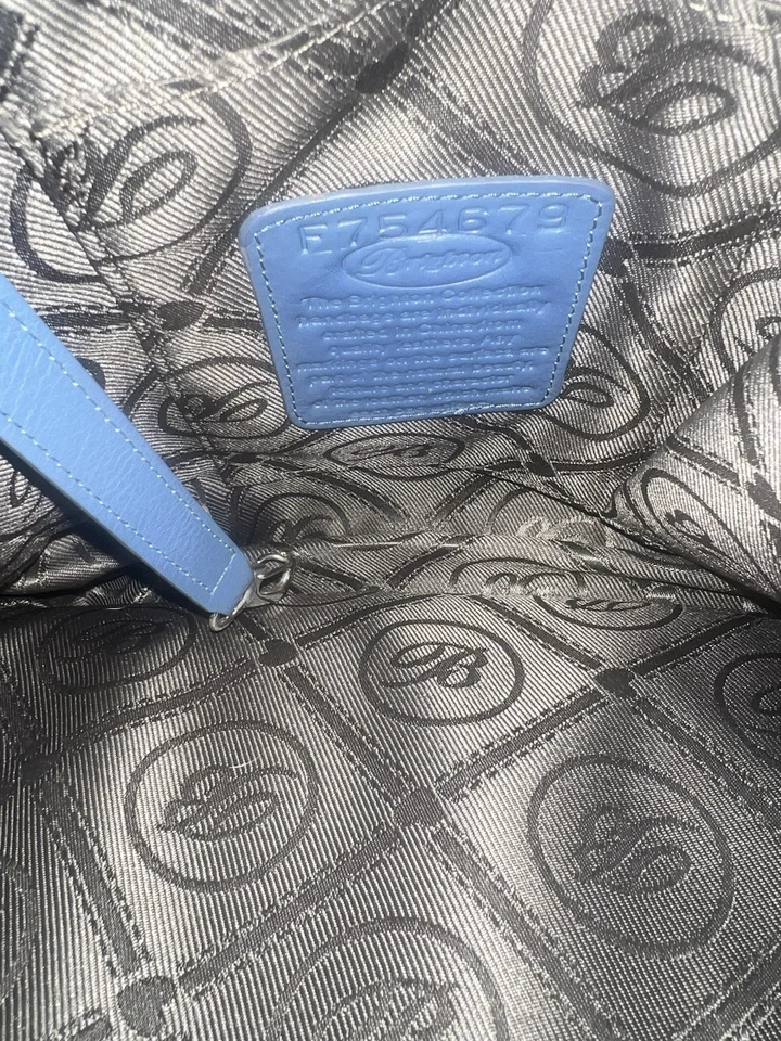 Brighton Emilia Ferrara Medallion Tote Shoulder Bag Blue - Image 4 of 4