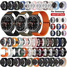 Nylon Loop Watch Strap for Samsung Galaxy Watch 8/8Classic 40/44/46mm Sport Band