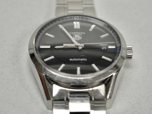 TAG HEUER WV211B-0 Carrera Caliber 5 Date Automatic Men's - Picture 5 of 20