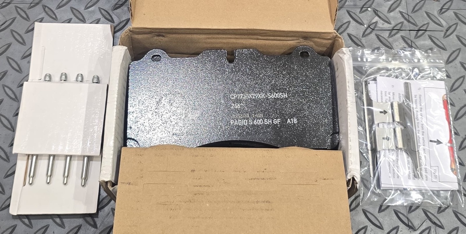 OEM McLaren Senna, 765LT (w/Senna Brake Upgrade) Front Brake Pads