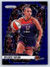 2024 Panini Prizm WNBA Celeste Taylor #48 RC Blue Velocity Prizm Phoenix Mercury