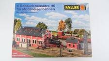 Faller H0 Gebäudebausatz-Set "Bahnbetriebswerk"