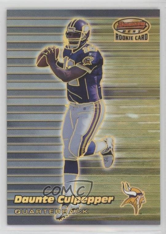 1999 Bowman's Best Refractor 274/400 Daunte Culpepper #107 Rookie RC 02b5