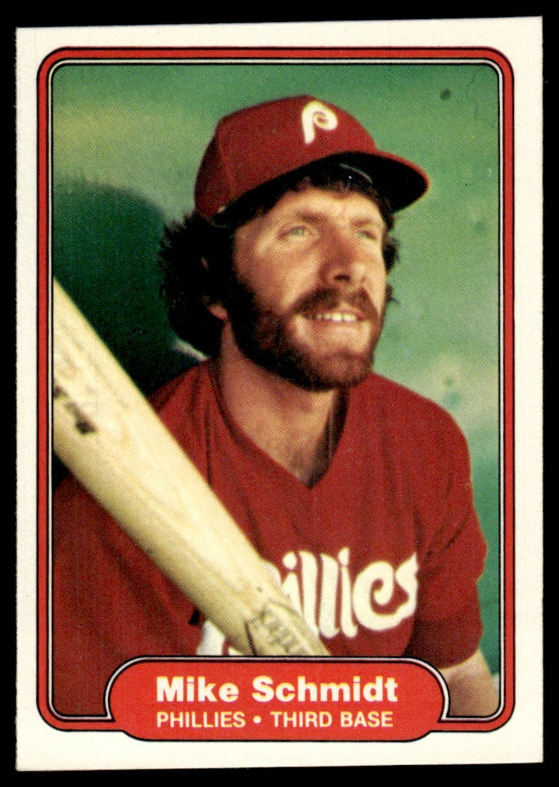 1982 Fleer Mike Schmidt Philadelphia Phillies #258