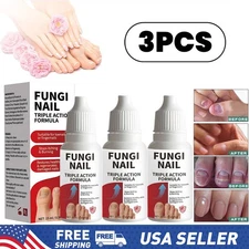 3PCS Fungi Nail Anti Fungal Liquid Formula Nail Repair Liquid Solution 15ml