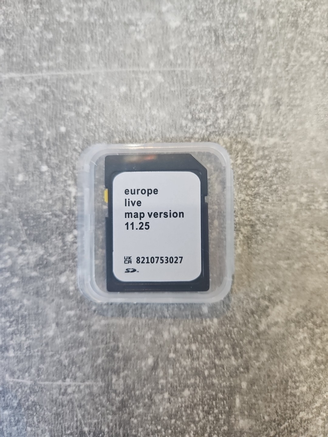 Carte SD GPS Renault TomTom Europe avec guidage vocal et affichage des voies