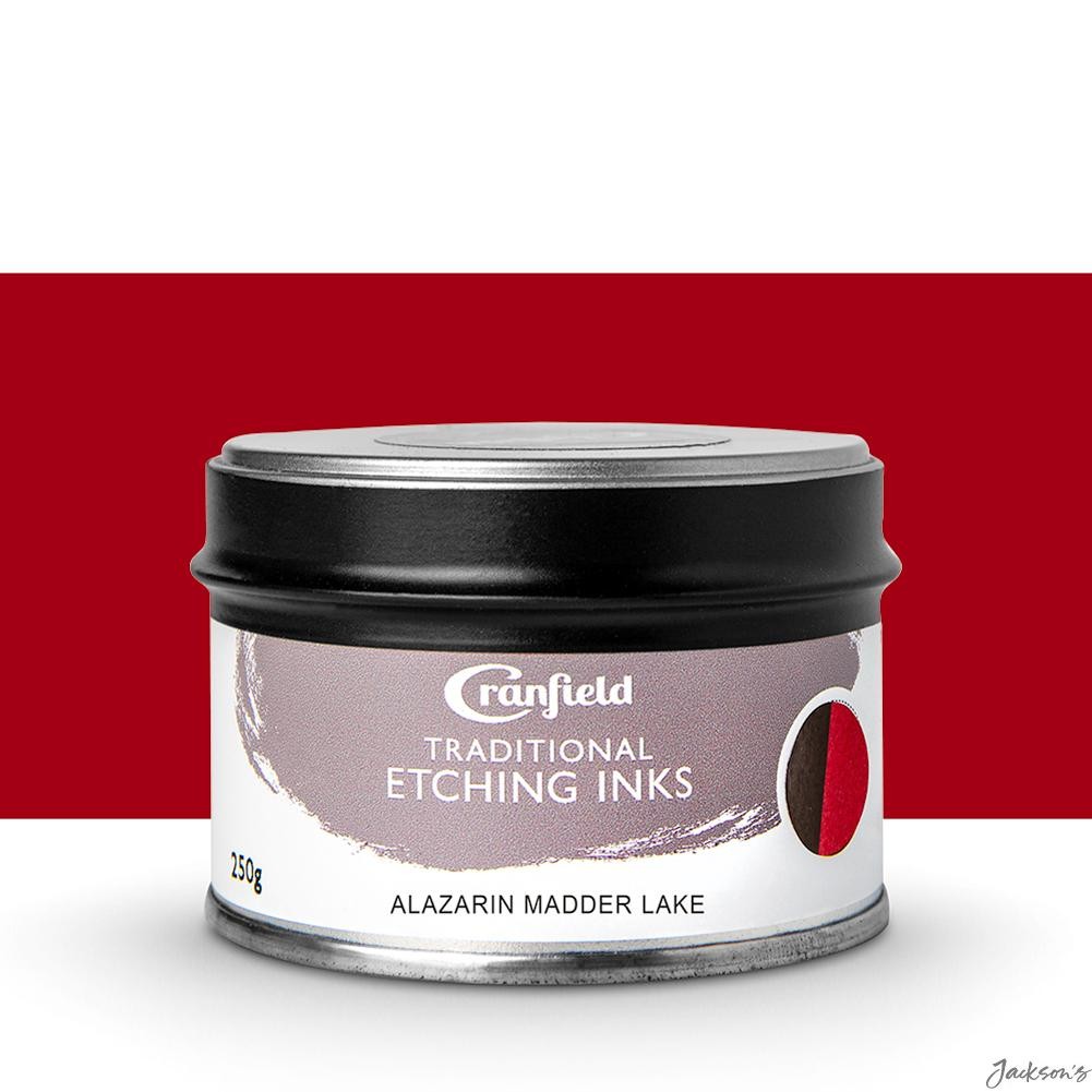 Cranfield Traditional Etching Ink Oil Based Linseed Oil 250g Alizarin Madder ...