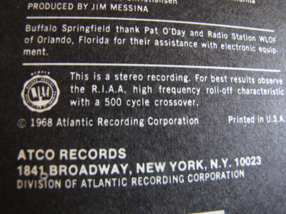 Near Mint Buffalo Springfield Last Time Around original Atco 1968 gatefold clean - Image 4 of 4