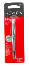 Revlon Slant Tweezer Stainless Steel (32610) As Seen In Pics