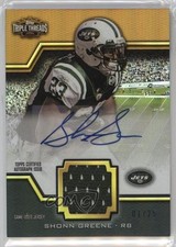 2011 Topps Triple Threads Unity Relics Gold 1/25 Shonn Greene #TTUAR-28 Auto 4at