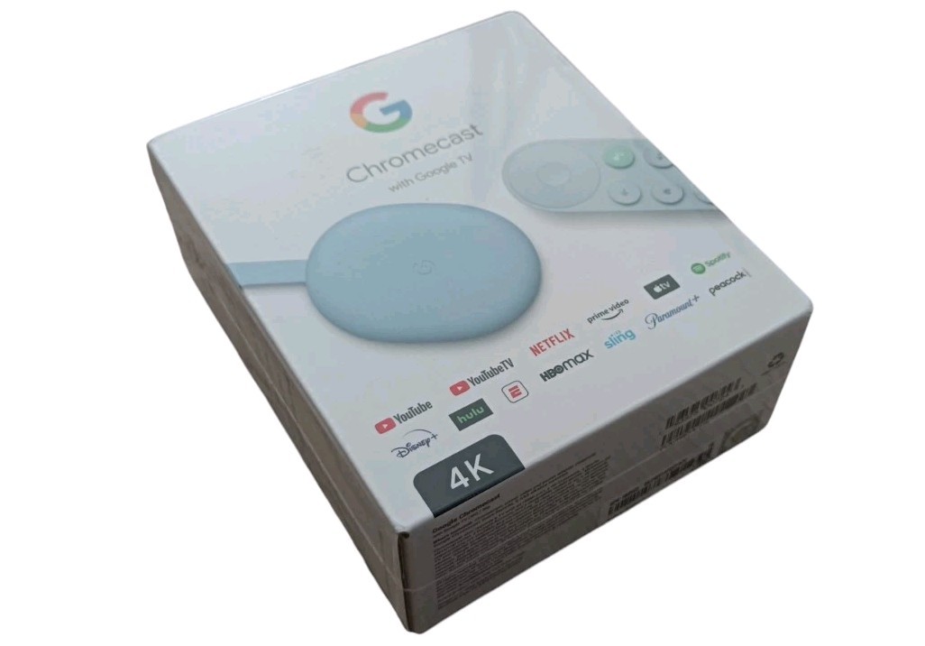 Google Chromecast with Google TV - White (GA01919-GB) for sale