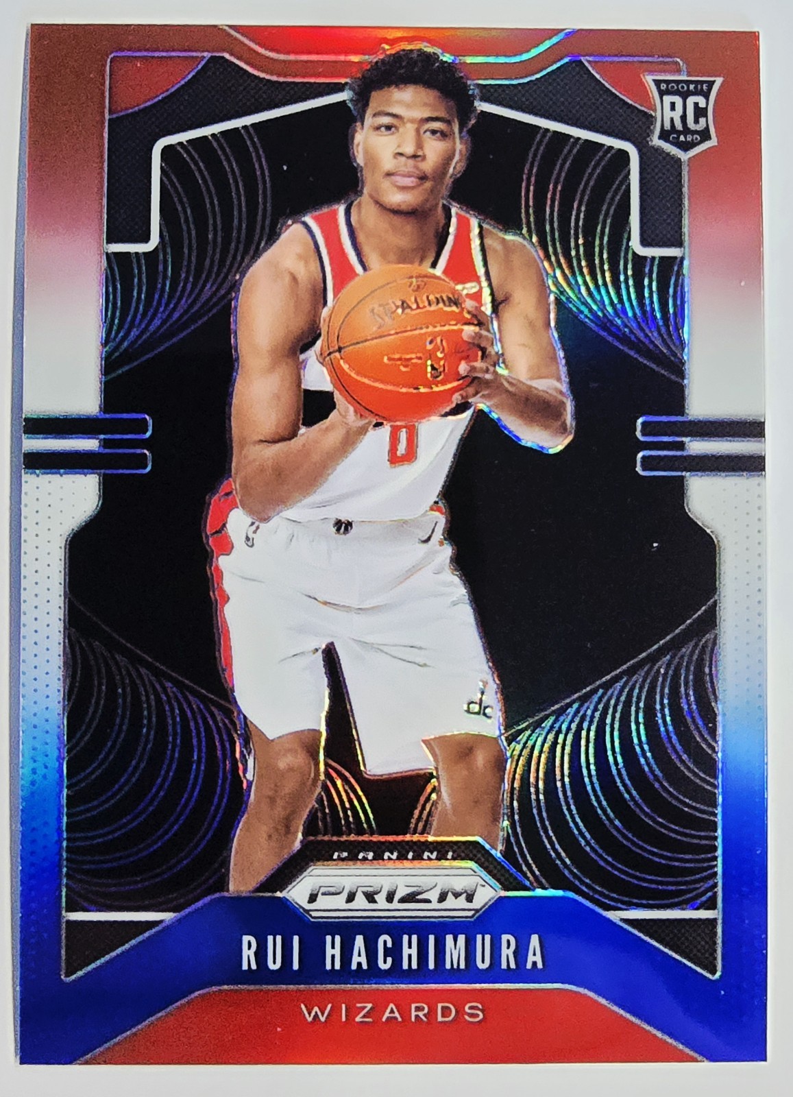 2019-20 Panini Prizm Rui Hachimura Red White Blue Rookie RC #255 🔴⚪️🔵