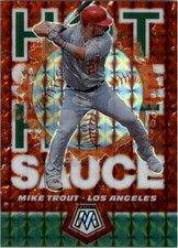 2021 Panini Mosaic Hot Sauce Mosaic Green #1 Mike Trout - NM-MT