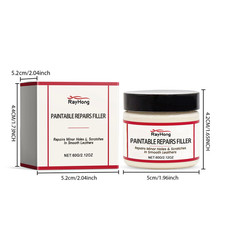 60ml Leather Restoring Paste Natural Leather Filler Repair Compound Leather Rest 60ml Leather Restoring Paste Natural Leather Filler Repair Compound Leather Rest