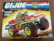 1988 Gi Joe Tiger Force TIGER PAW With box And Instructions