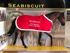 SEABISCUIT w/cm blanket Breyer race horse racehorse thoroughbred John Henry NIB
