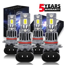 For 2002-2007 Buick Rendezvous 9005 9006 Led Headlight Bulbs Kit Hilow Beam