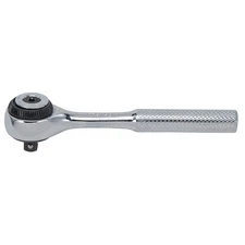 PROTO J4752F Hand Ratchet, 4 1/2 in, Chrome, 1/4 in 2CEF9