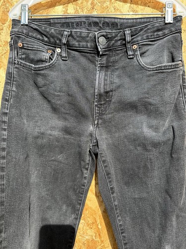 American Eagle Jeans Men’s 31 X 32 Black Airflex + Dark Wash Stretch Denim - Picture 2 of 10