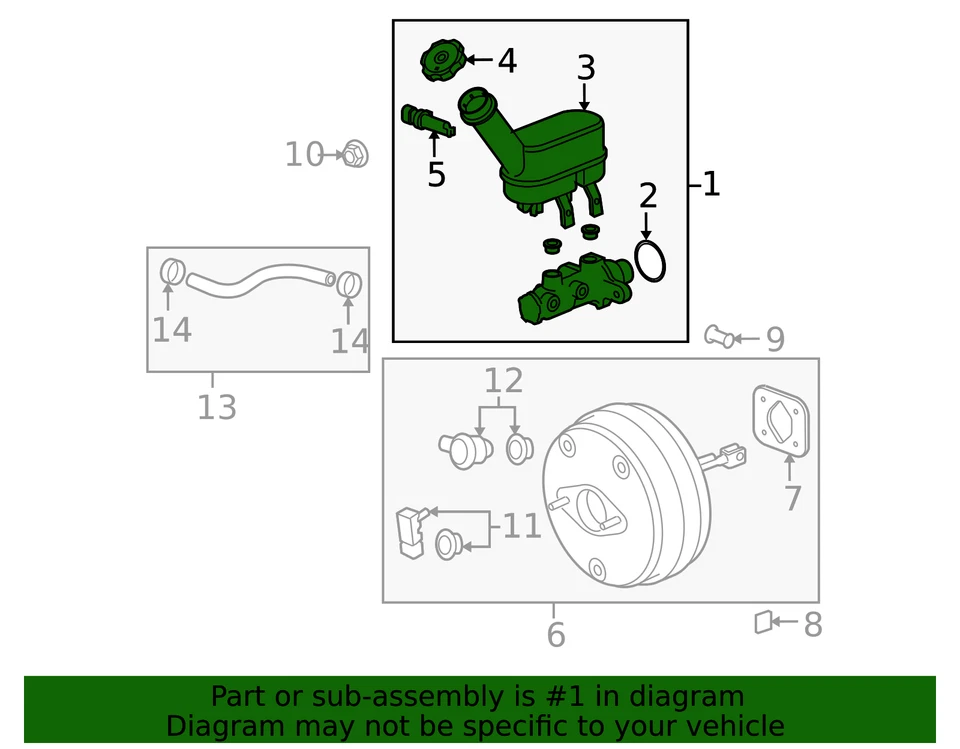 Подлинный главный цилиндр GM 84744483 - Изображение 4 из 4