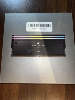 Corsair Dominator Titanium DDR5 RGB 48GB 6000MT/s DIMM (2x24GB) Memory Module