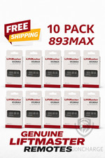 10 Pack 893max Liftmaster 3 Button Remote Control Garage Door Opener