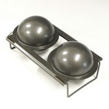 Soleil Maripan Round Bread Mold Pan, Medium, Silicone-Coated, No Prebake