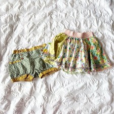 Matilda Jane Green Thumb Bubble Shorts It's a Wonderful Parade Sorbet Skirt 6
